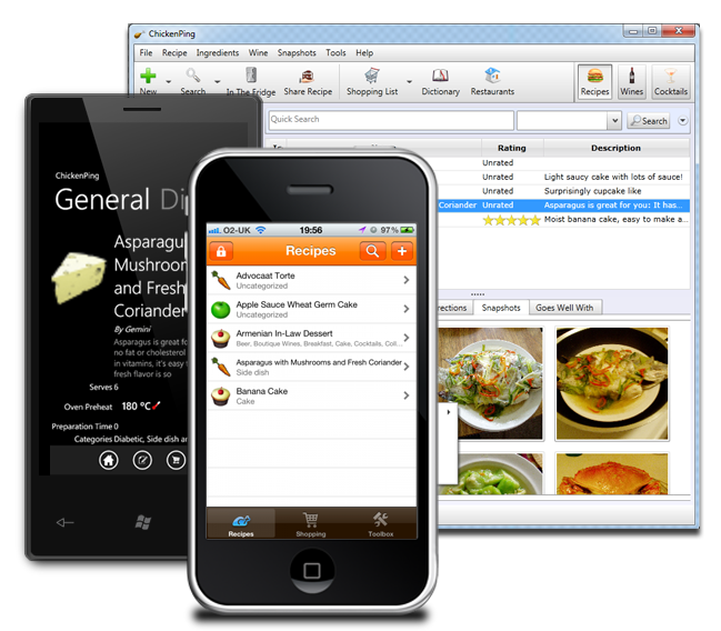 Available for Windows, iPhone and WP7